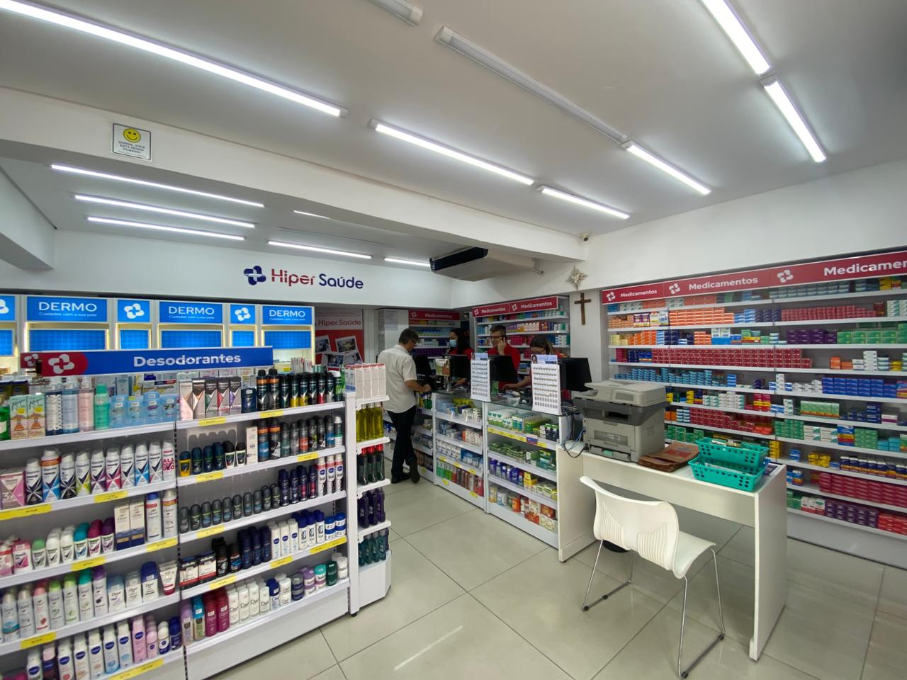 Interior Híper Saúde