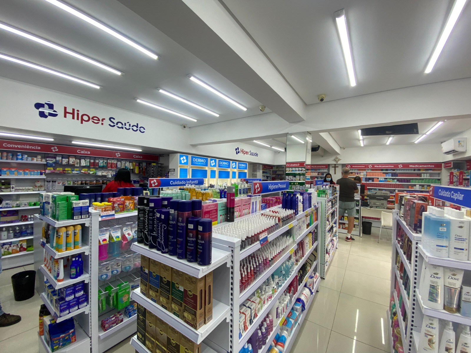Interior da farmácia